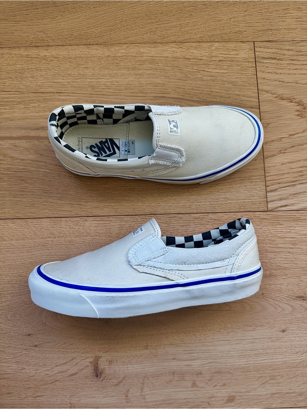 Vans Vault OG Inside Out Classic Checkerboard Slip-On Rare 7.5 - Picture 6 of 8